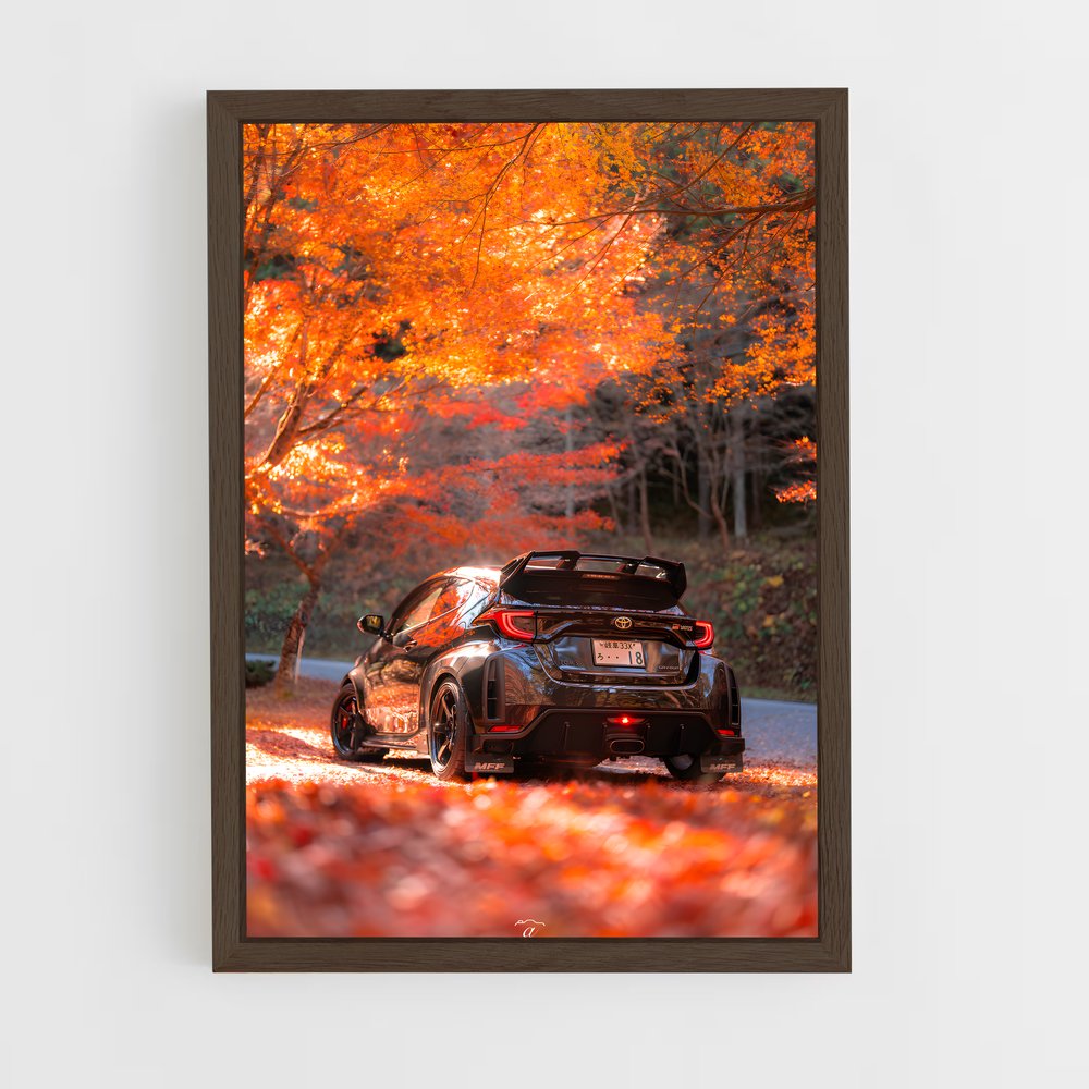 Poster Yaris Automnal – affiche Toyota (vue 5)
